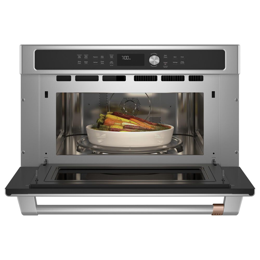 GE Appliances 1.7 Cu. Ft. Built-In Microwave/Convection Oven in Stainless Steel, , large