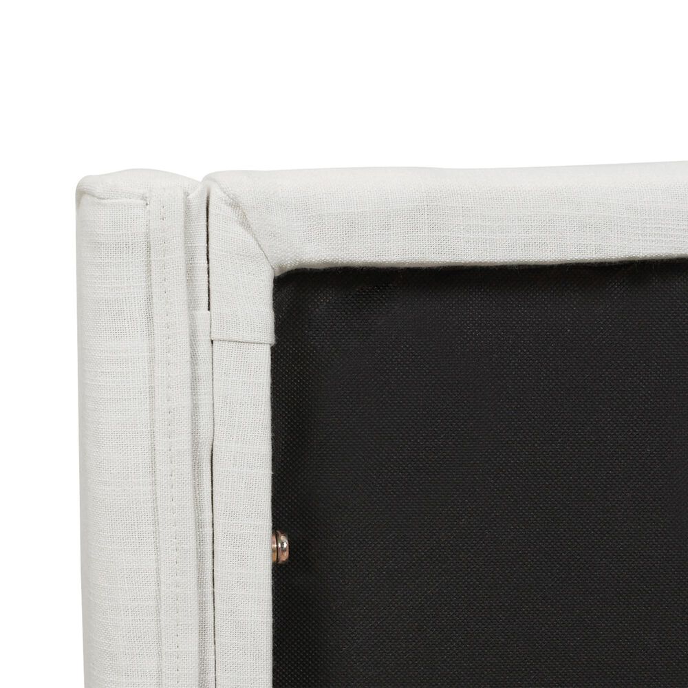 Jennifer Taylor Home Marcella King Upholstered Bed in Antique White