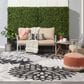 Nourison Aloha Floral 9"6" x 13" Black and White Indoor/Outdoor Area Rug, , large