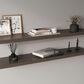Hearth and Haven Ecco 47" Floating Wall Shelf in Gray (Set of 2), , large