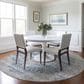 Dalyn Rug Company Karaj KJ8 8" Round Blue Indoor/Outdoor Area Rug, , large