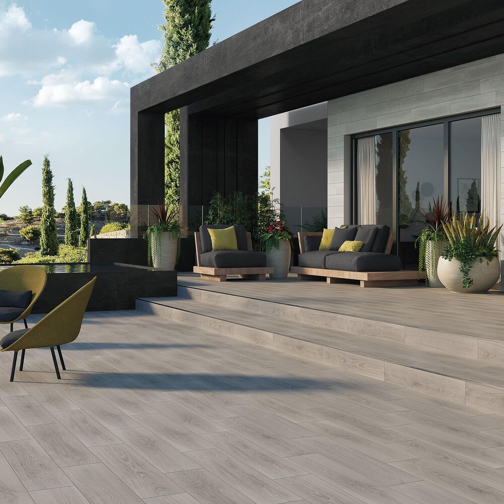 Marazzi Merona Grey 8&quot; x 40&quot; Porcelain Tile, , large