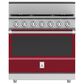 Hestan KRD Series 5.8 Cu. Ft. Slide-In Liquid Propane Gas Range with 5-Burner in Tin Roof, , large
