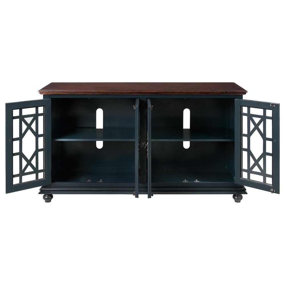 Martin Svensson Home Palisades TV Stand in Catalina Blue/Coffee, , large