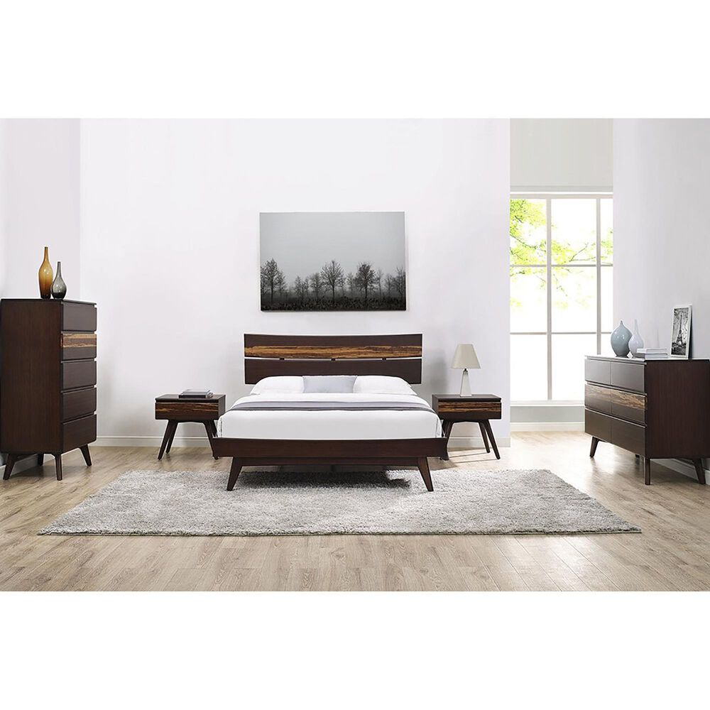 Natural Bamboo Furnishings Six Drawer Double Dresser in Sable, , large