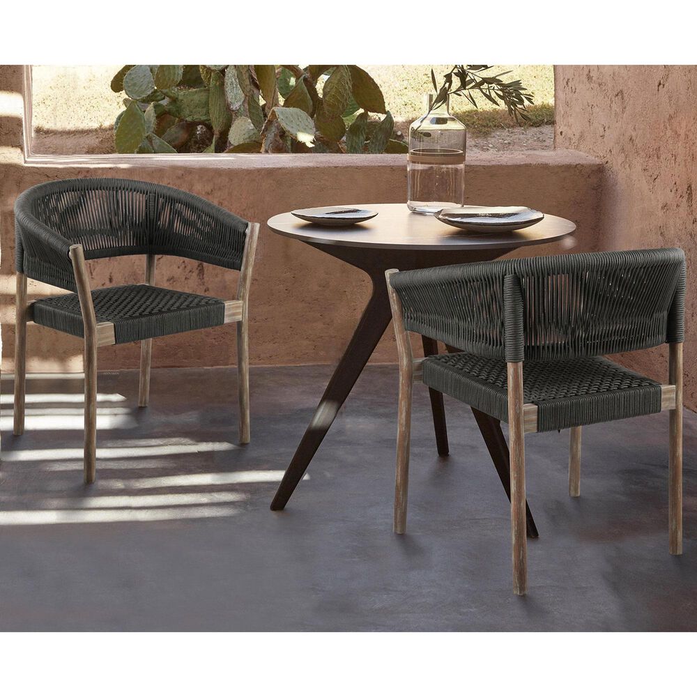Blue River Doris Patio Dining Chair in Light Eucalyptus and Charcoal &#40;Set of 2&#41;, , large
