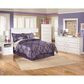 Ashley Bostwick Shoals 1-Drawer Nightstand in White, , large
