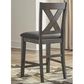 Ashley Caitbrook 24" Counter Height Stool in Antiqued Gray Wash, , large
