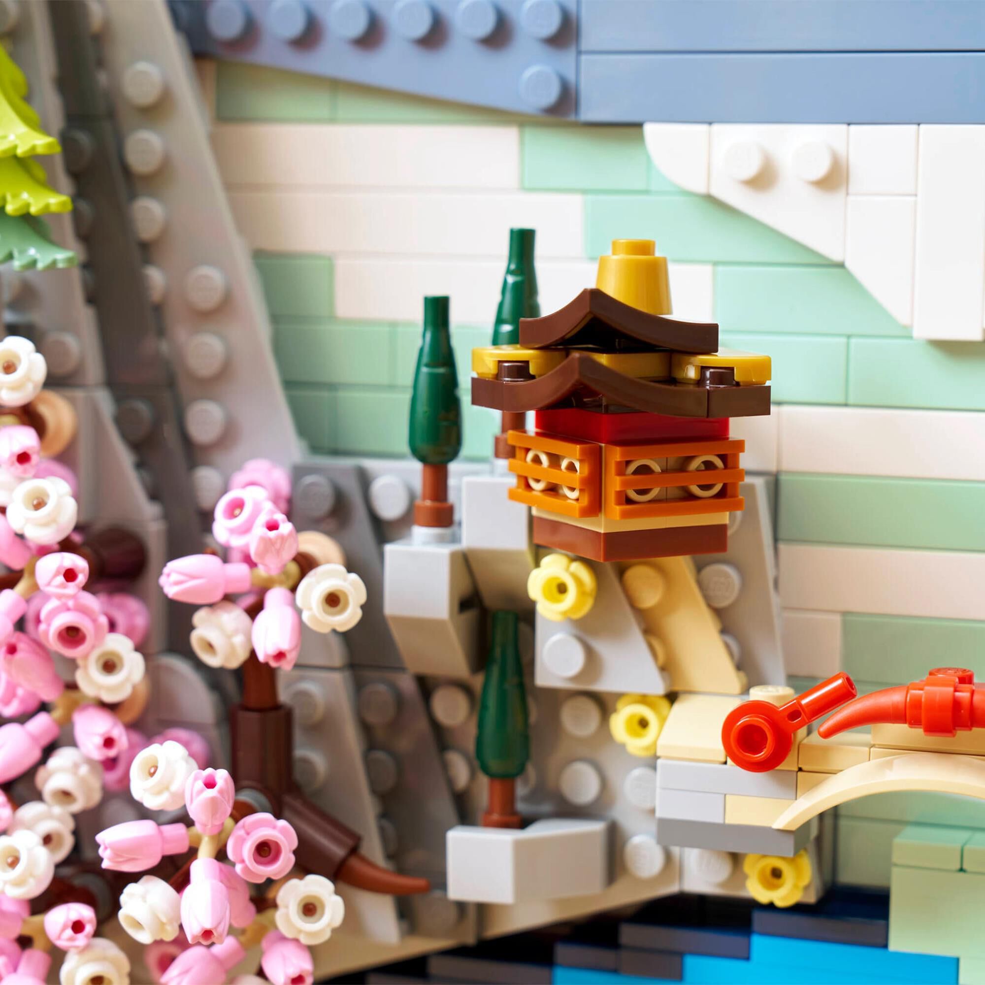 LEGO Art Japanese Cherry Blossom Landscape Building Set