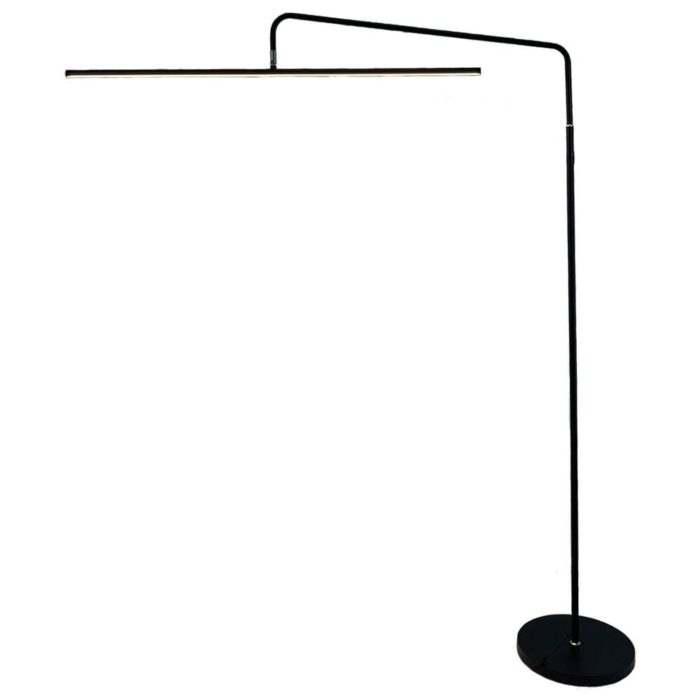 Lite Source LED Art Floor Lamp in Black, , large