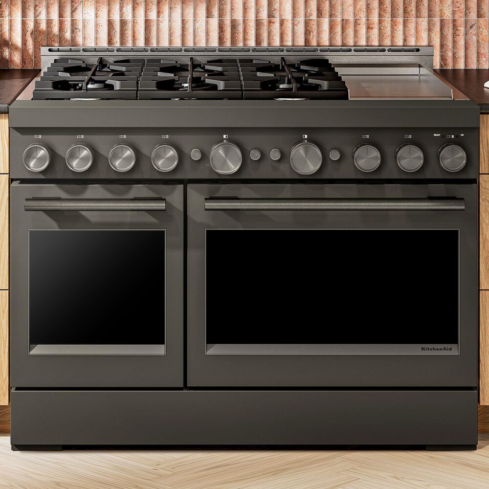 Whirlpool 6.3 Cu. Ft. Freestanding Gas Range with 6 Sealed Burners in Black Ore, , large