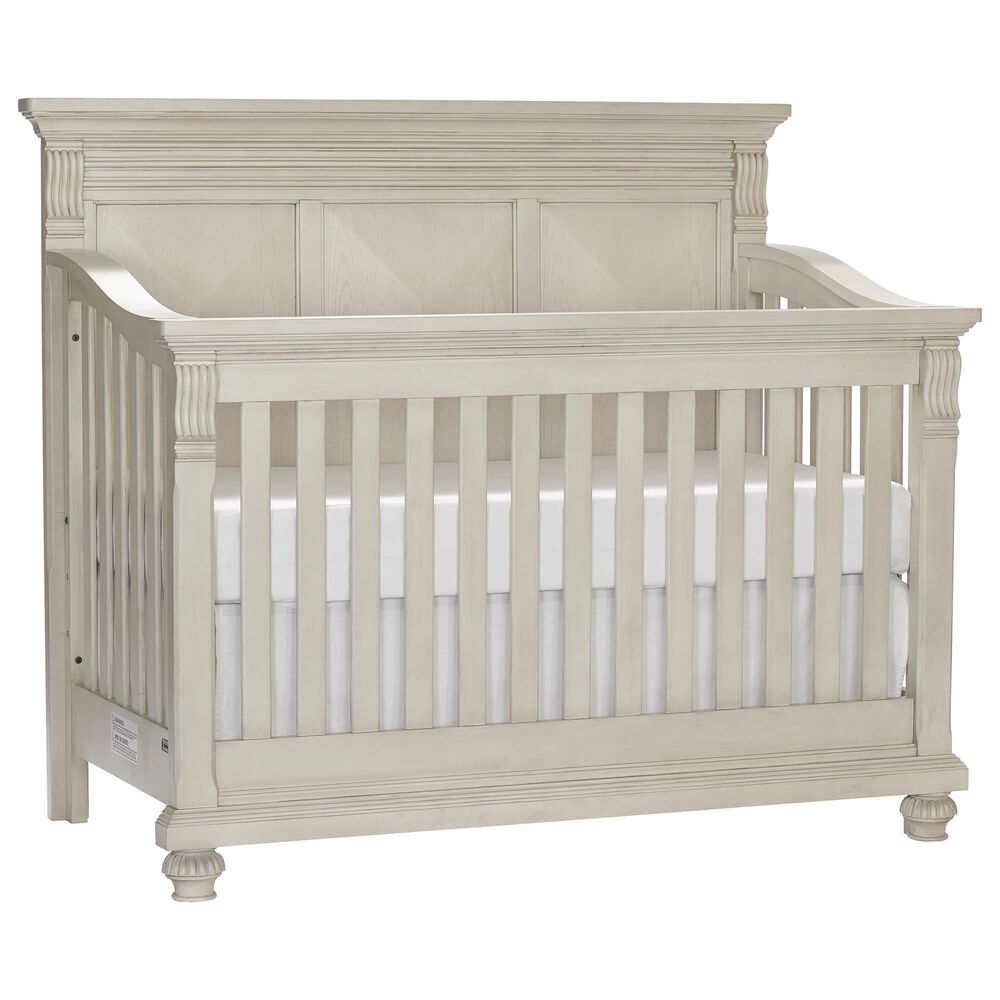 Kingsley Baby Sedona 4-In-1 Lifetime Convertible Crib in Vintage Ivory, , large