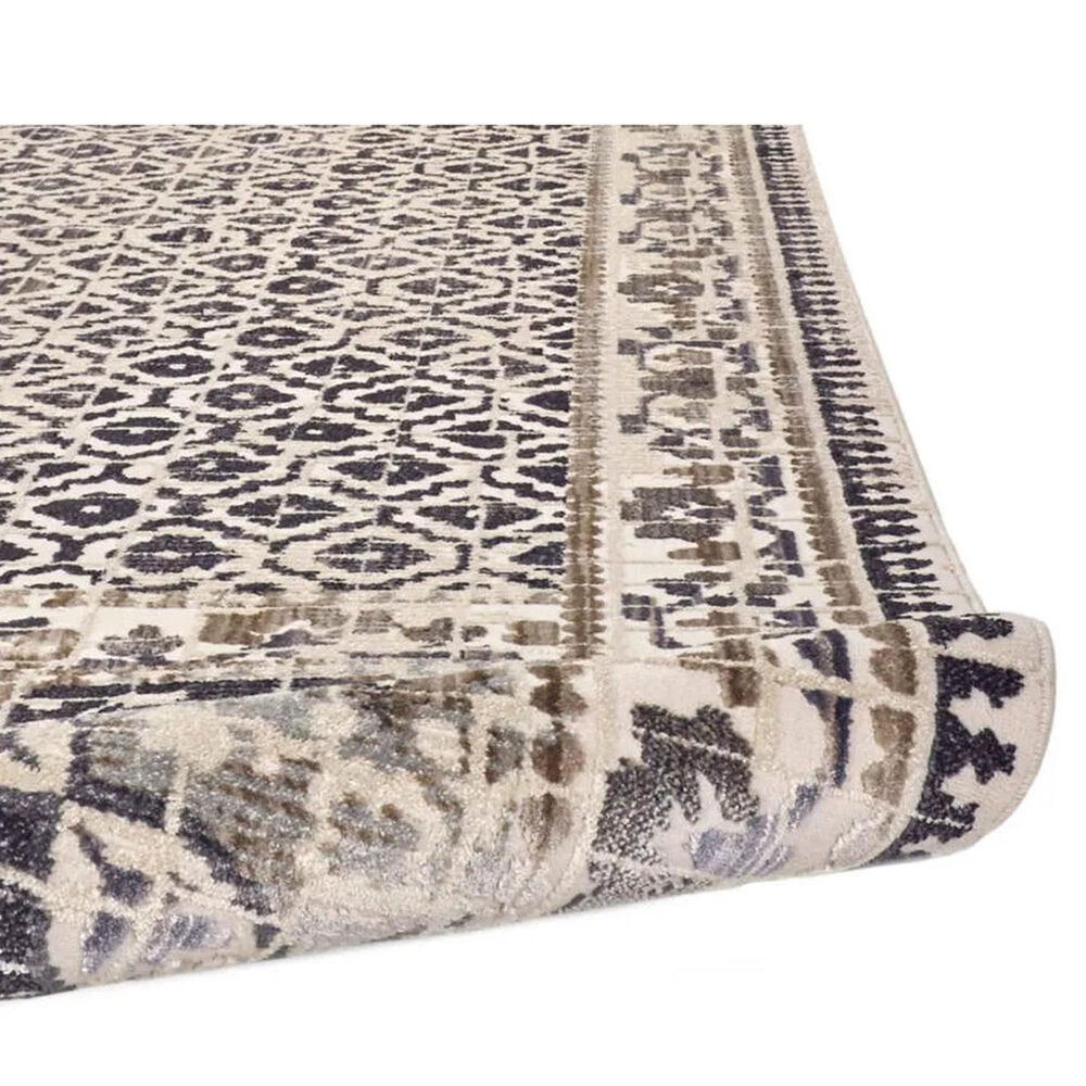 Feizy 3874F Kano Ivory / Gray 2&#39;2&quot; x 3&#39; Area Rug, , large