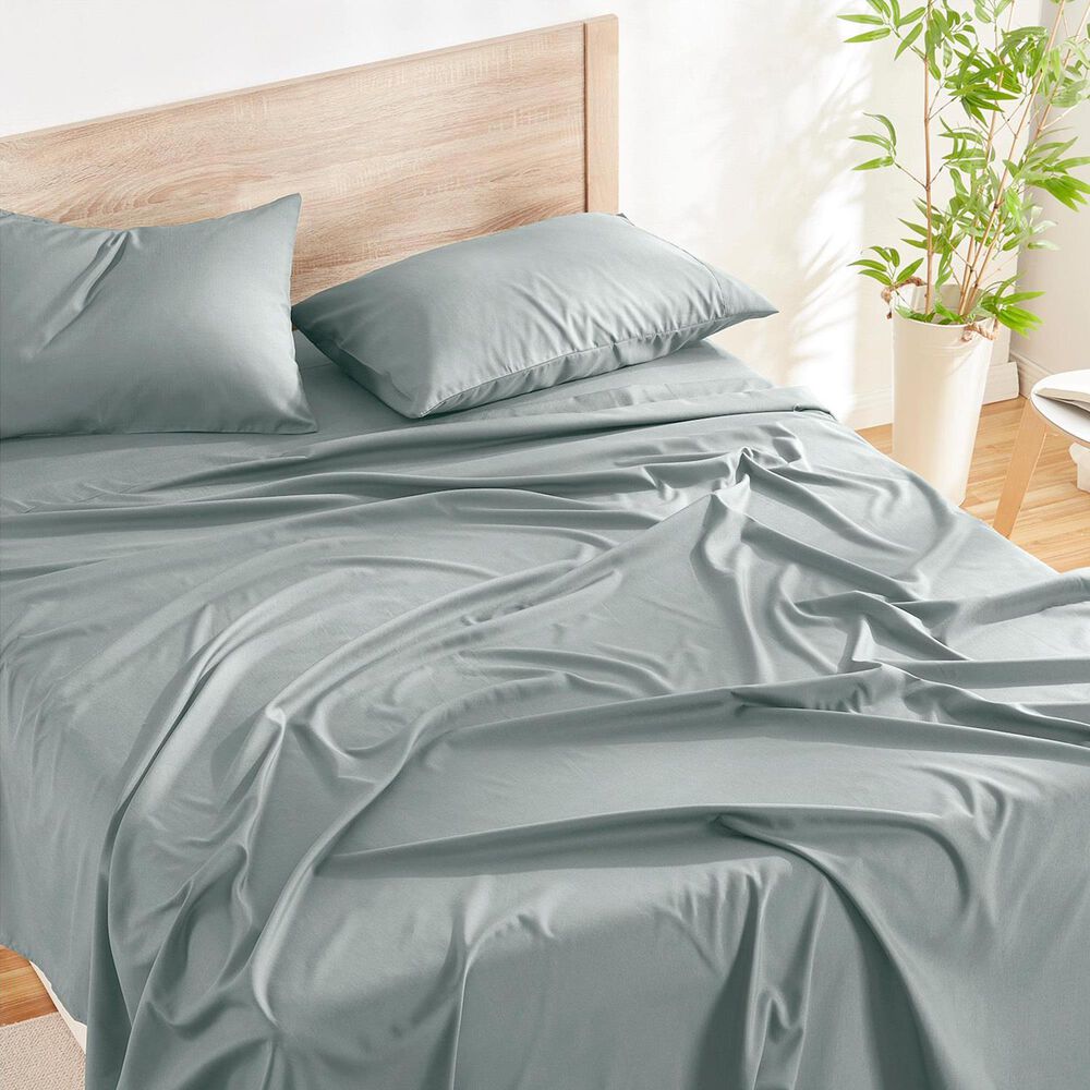 Sanders Collection Premium Bamboo 4-Piece King Sheet Set in Silver, , large