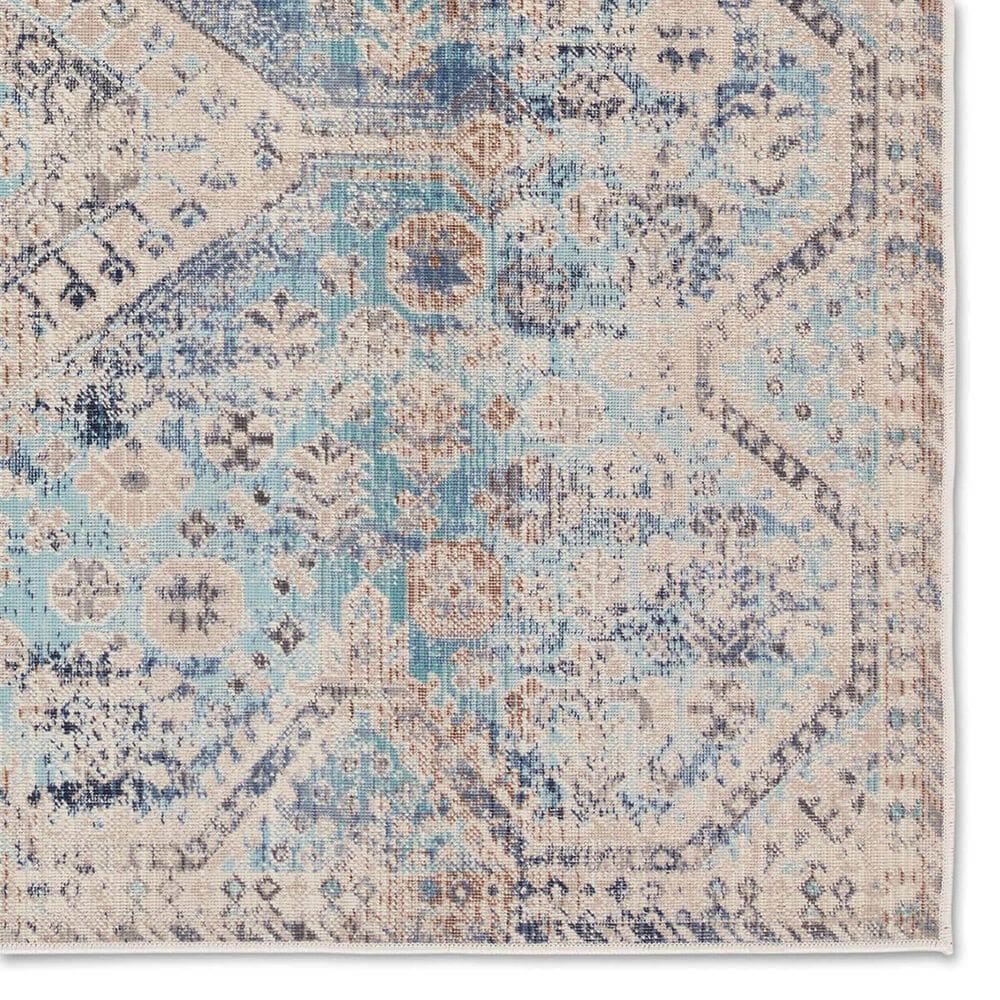 Jaipur Bequest Marquess 3&#39; x 8&#39; Citadel, Rainy Day, Otter, Forged Iron and Gray Mist Indoor/Outdoor Runner, , large