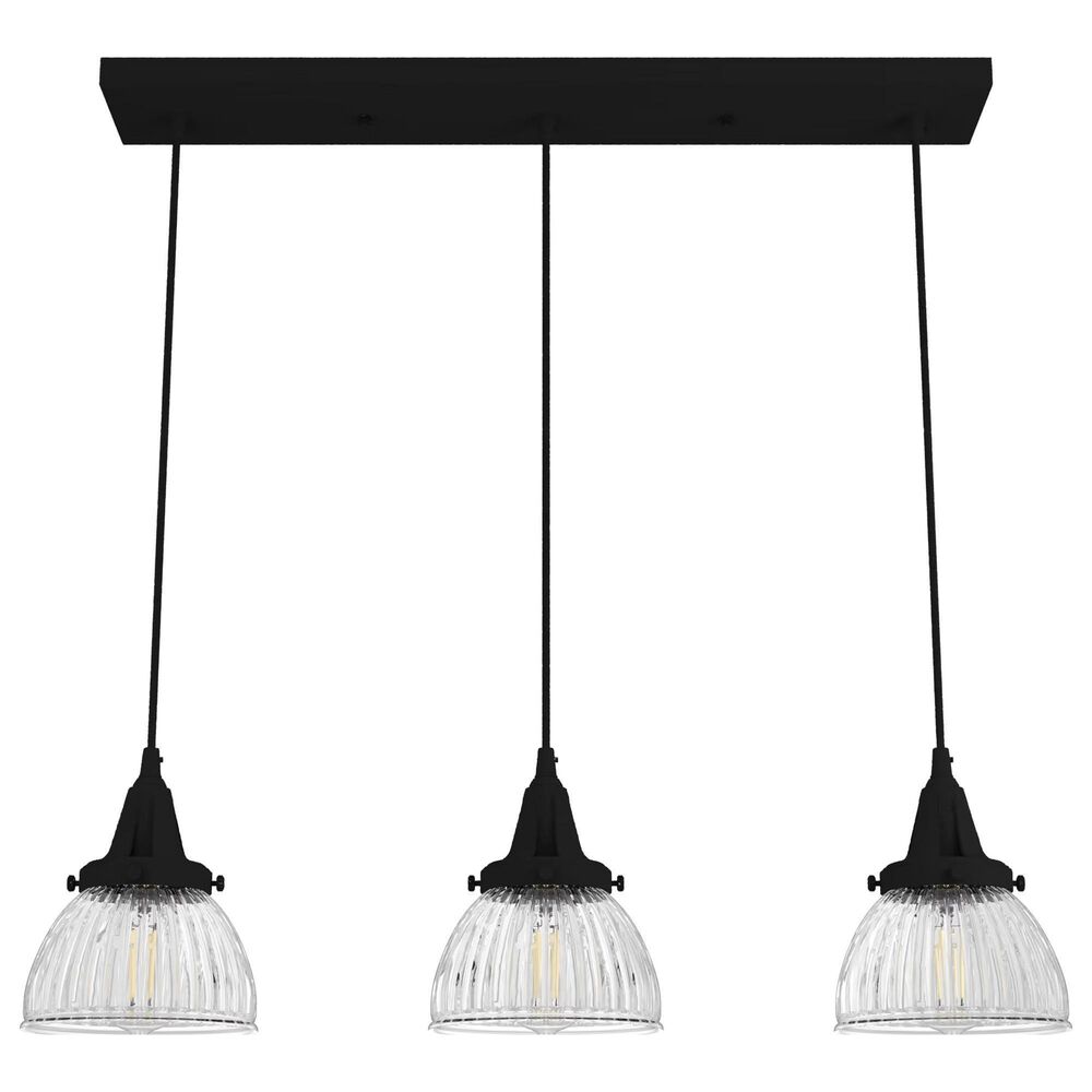 Hunter Cypress Grove 3-Light Linear Cluster in Natural Iron, , large