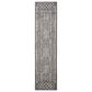 Safavieh Tulum  2" x 10" Ivory and Dark Grey Runner, , large