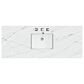 James Martin Vanities Chicago 60" Single Bathroom Vanity in Glossy White with 3 cm Ethereal Noctis Quartz Top and Rectangular Sink, , large