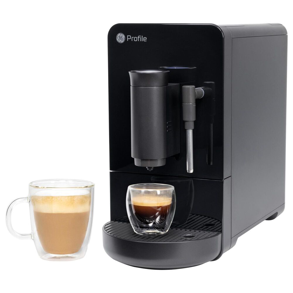 GE Profile 40.5 Oz Automatic Espresso Machine in Black, , large