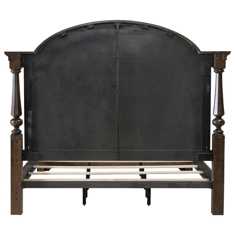 Liberty Furniture Arden Road 4-Piece King Bedroom Set in Satin Cherry, , large