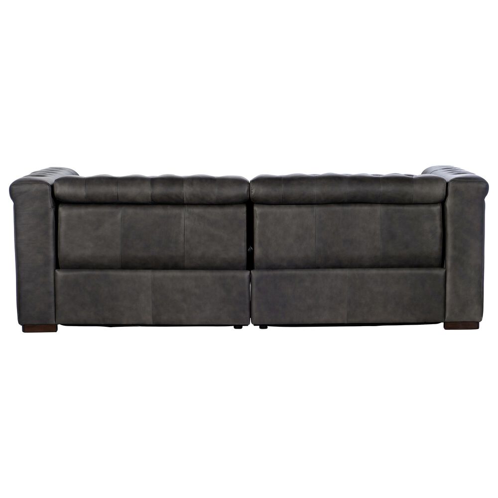 Hooker Furniture Savion Power Double Reclining Sofa with Headrest in Bellagio Gravel, , large