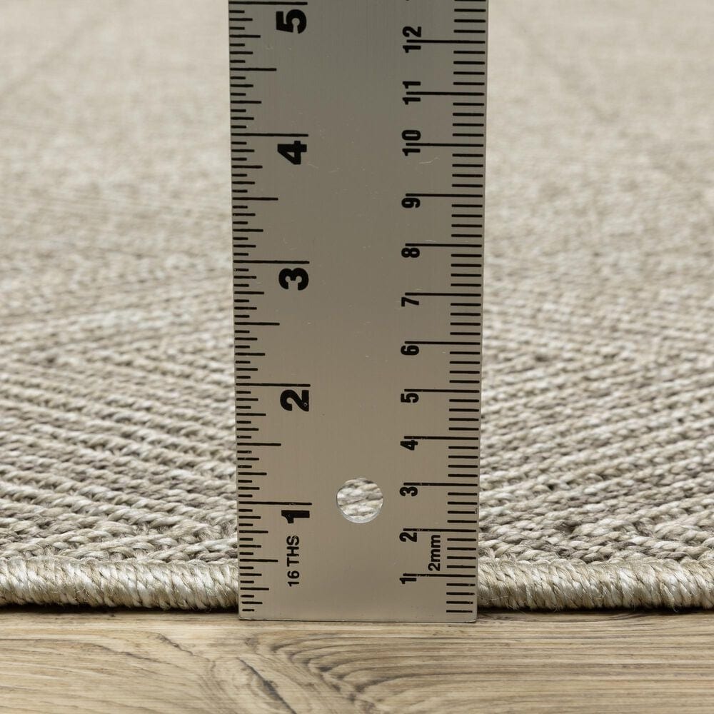 Oriental Weavers Caicos CA08A 3&#39;3&quot; x 5&#39; Grey Area Rug, , large