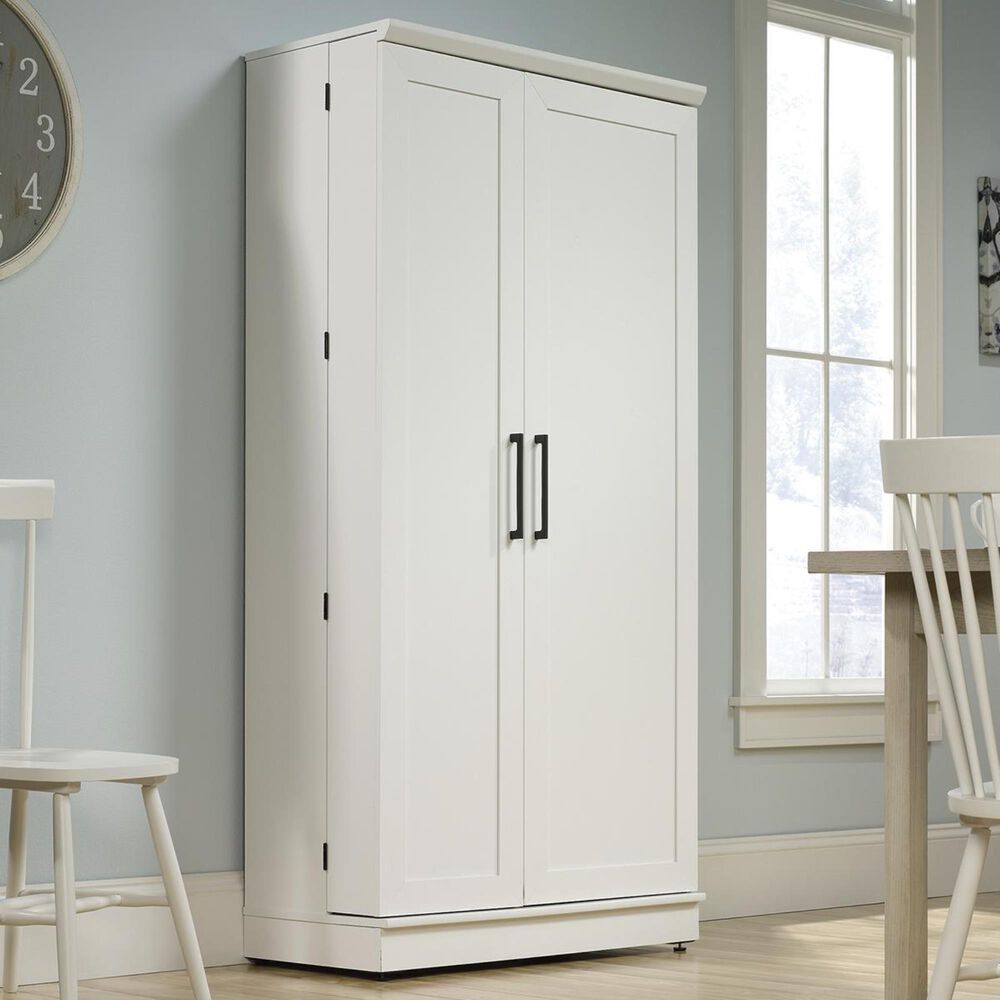 Sauder Homeplus Storage in Soft White Nebraska Furniture Mart