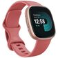 Fitbit Versa 4 Smartwatch Copper Rose Aluminum with Pink Sand Band, , large