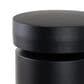 37B Metal Drum End Table in Black, , large