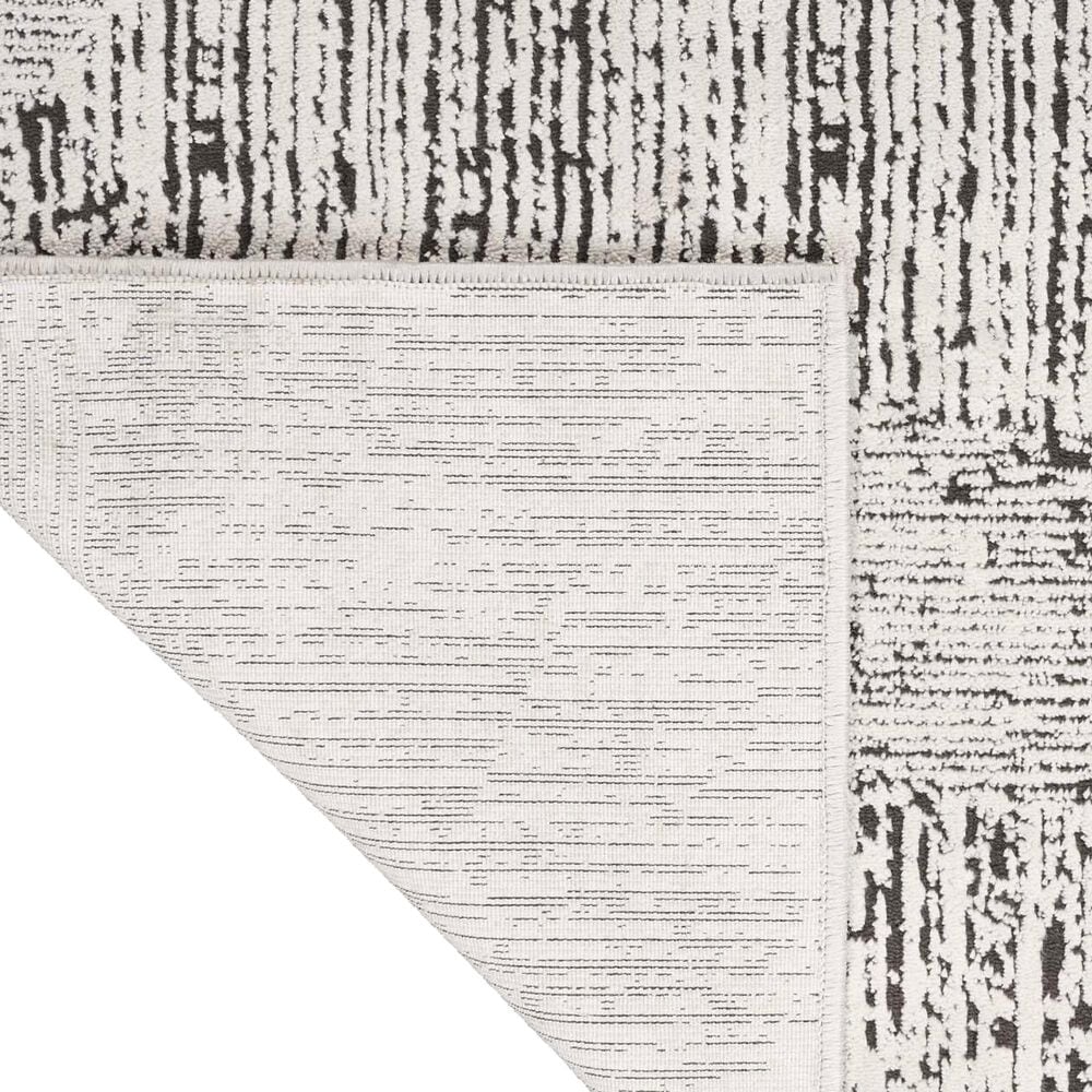 Nourison Irradiant 5&#39;3&quot; x 7&#39;3&quot; Cream and Black Area Rug, , large