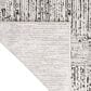 Nourison Irradiant 5"3" x 7"3" Cream and Black Area Rug, , large