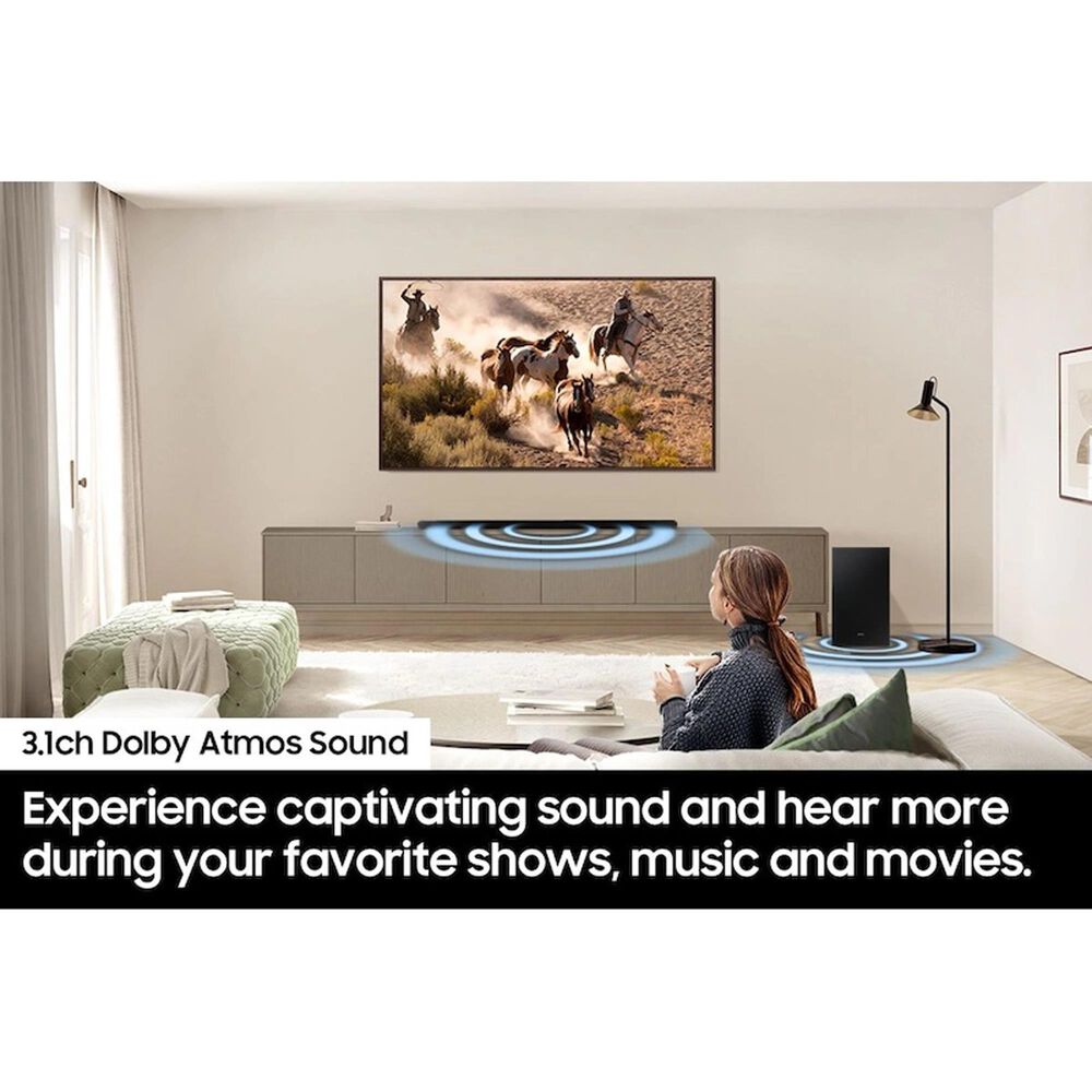 Samsung 65" Class S85H Series OLED 4K UHD - Smart Tizen TV with S-Series 3.1 Channel Soundbar System in Graphite Black and Titan Black, , large