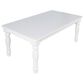 Waltham Westport 60"-72" Dining Table in White - Table Only, , large