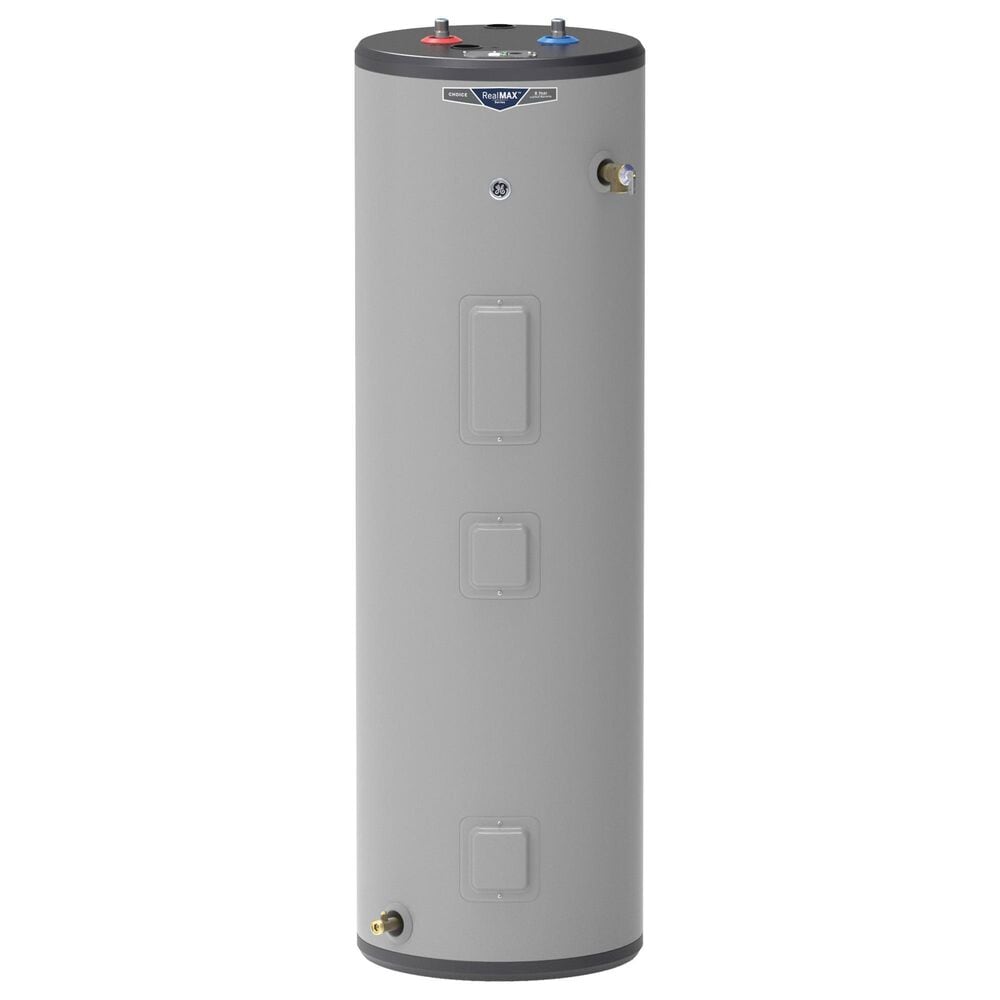GE Appliances 40-Gallon Tall 4500W Electric Water Heater in Gray, , large