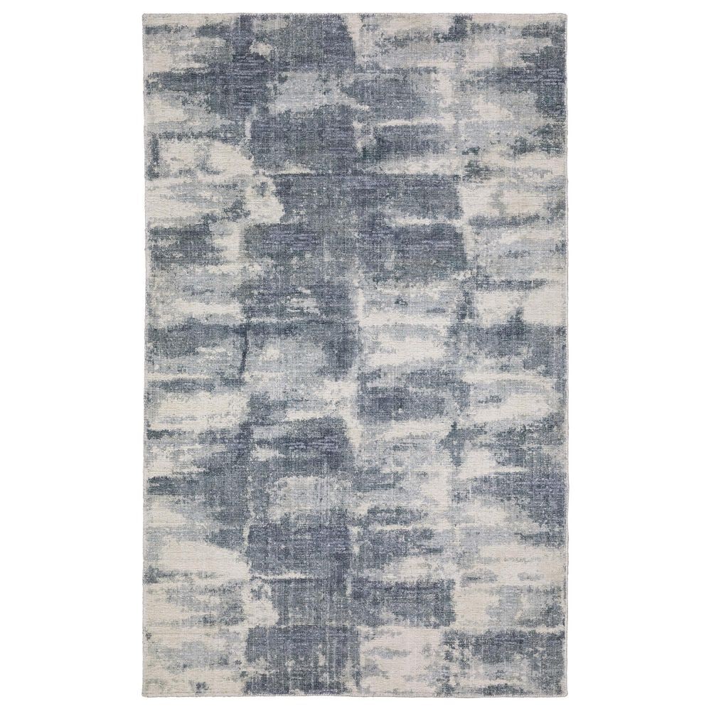 Oriental Weavers Clarke CLA07 Blue and Ivory 6" x 9"Area Rug, , large