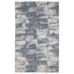 Oriental Weavers Clarke CLA07 Blue and Ivory 6" x 9"Area Rug, , large