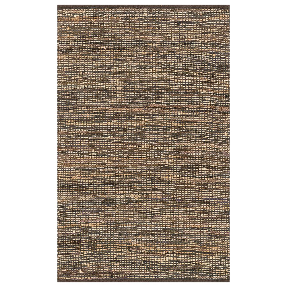 Loloi Edge ED-01 7"9" x 9"9" Brown Area Rug, , large