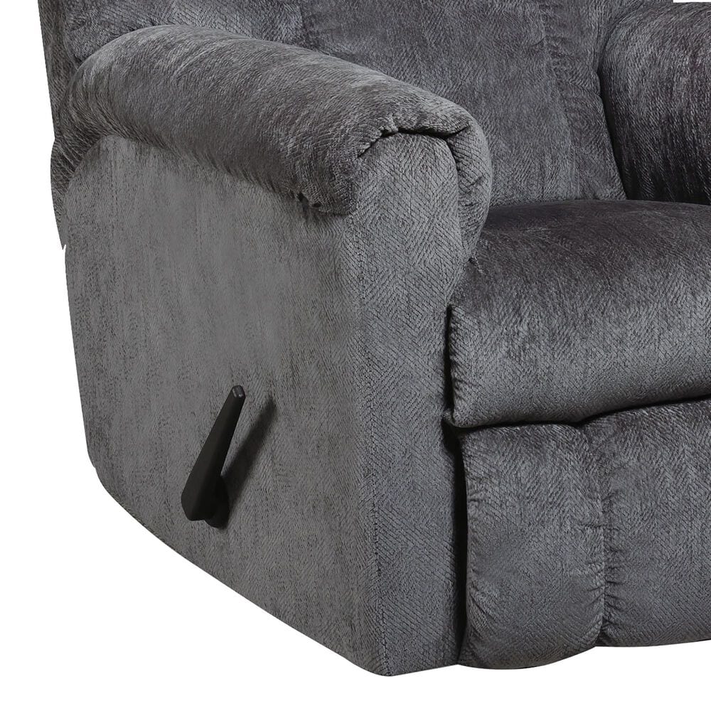 HomeStretch Norton Manual Rocker Recliner in Gray, , large