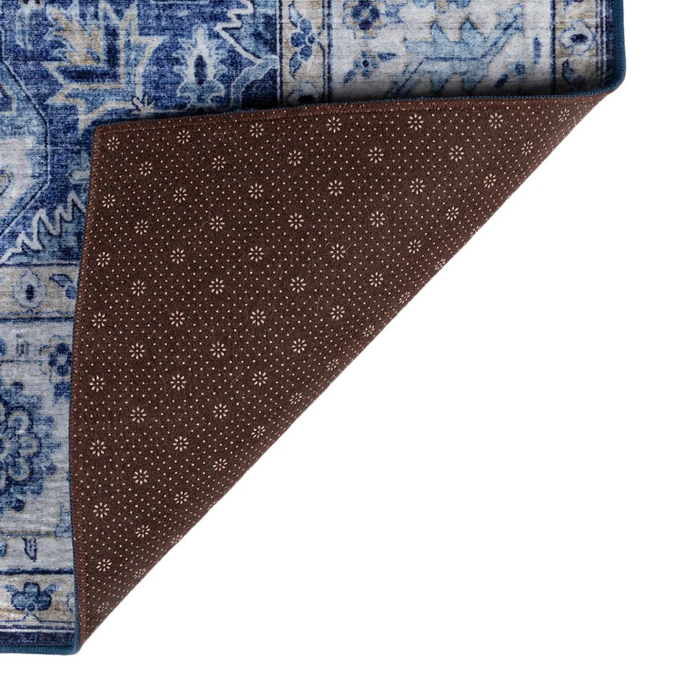 Momeni Karachi KAR-8 5&#39; x 8&#39; Blue Area Rug, , large