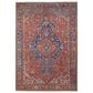 Feizy Rawlins 39HQF 3"11" x 6" Red and Navy Area Rug, , large