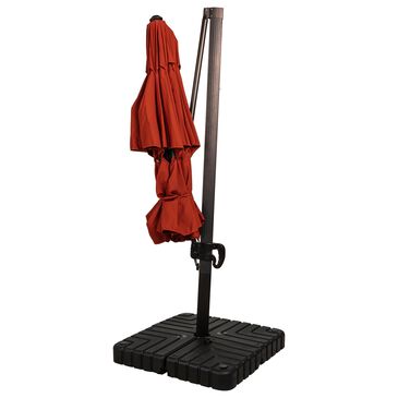 California Umbrella 11" Cantilever and Base in Red, , large