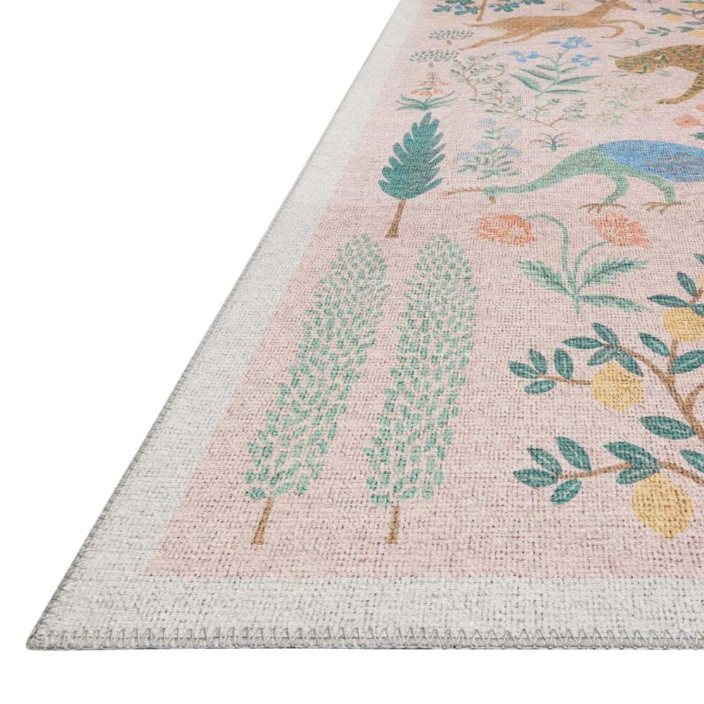 Rifle Paper Co. x Loloi Menagerie 7&#39;6&quot; x 9&#39;6&quot; Blush Area Rug, , large
