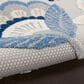 Nourison Aloha ALH25 3"6" x 5"6" Blue and Grey Indoor/Outdoor Area Rug, , large
