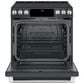 Cafe 30" Slide-In Electric Convection Range in Matte Black, , large