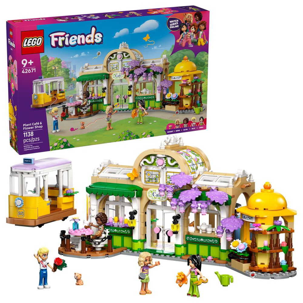 LEGO Plant Cafe and Flower Shop Building Set, , large
