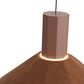 Golden Lighting Faroe 13" 1-Light LED Pendant in Coffee and Black, , large