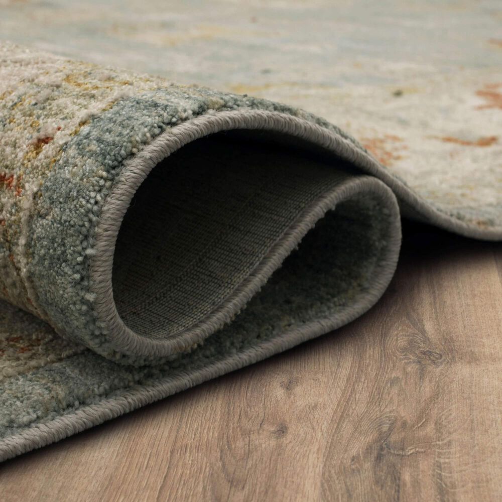 Karastan Adalia 2&#39;7&quot; x 7&#39;3&quot; Blue Runner, , large