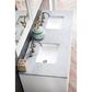 James Martin Vanities Athens 60" Double Bathroom Vanity in Glossy White with 3 cm Carrara White Marble Top and Rectangular Sinks, , large
