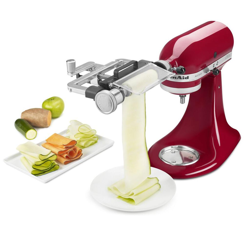 KitchenAid Vegetable and Noodle Cutter Set in Stainless Steel, , large