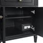 James Martin Vanities Lorelai 72" Double Vanity in Black Onyx with Single Hole 3 cm White Zeus Quartz Top & Backsplash, , large